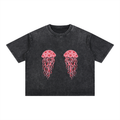 rooey,boxy,adult,womens,chest,jellyfish,handdrawn,art